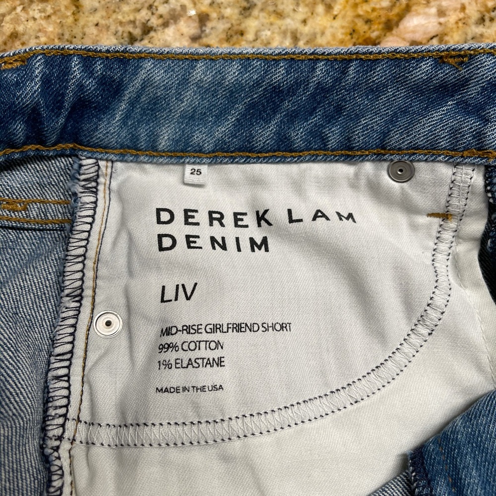 NWT Derek Lam Denim Crosby Girlfriend Liv Shorts - Picture 5 of 7